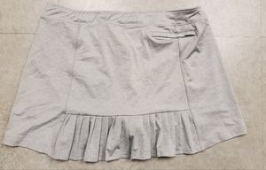 Slazenger tennis golf shirt skort Mini Light Grey Women's XL Large Athletic